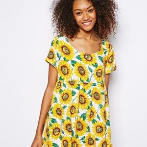 American Apparel Sunflower Babydoll Dress